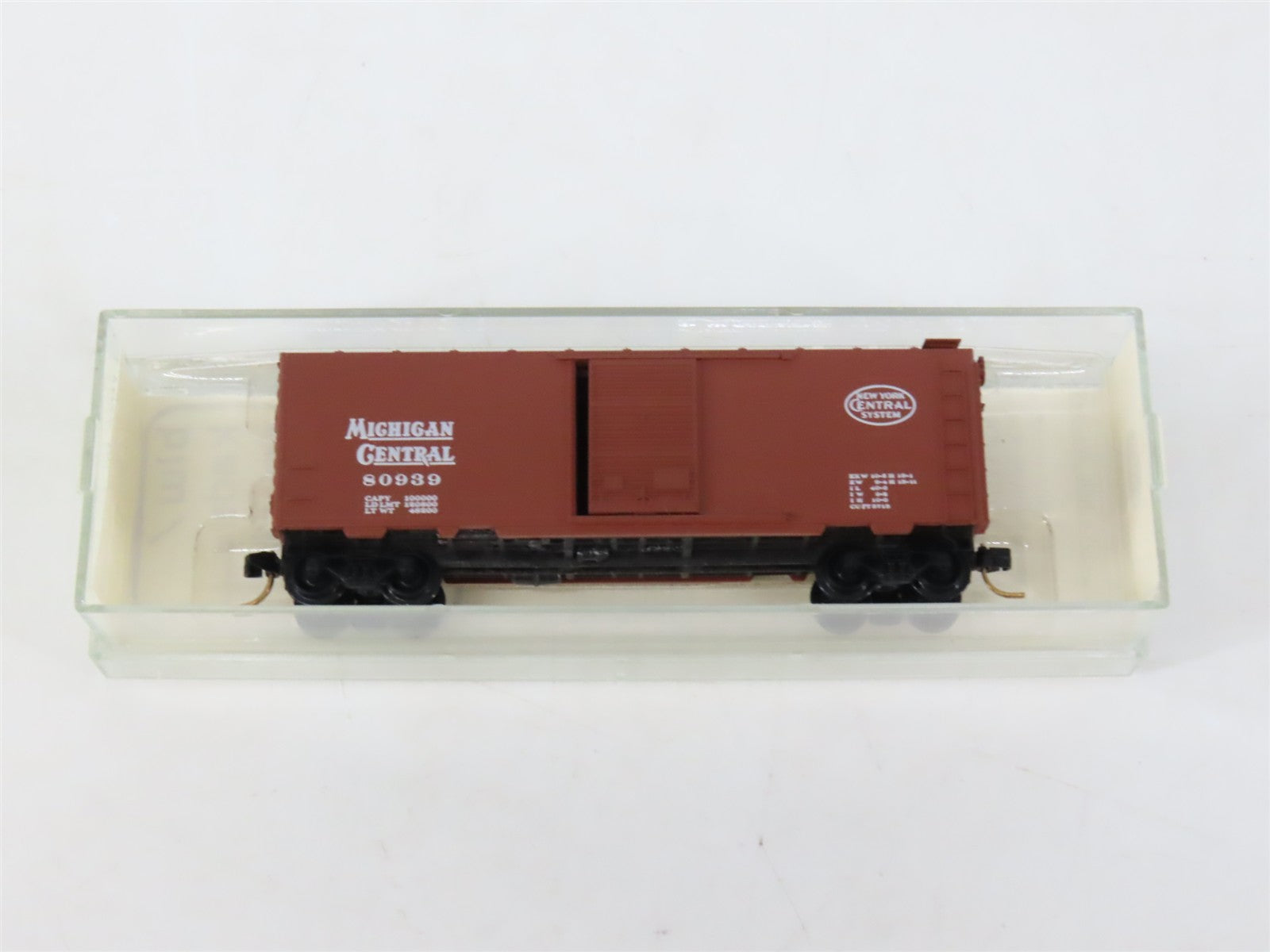 N Scale Micro-Trains MTL BLW-51 Michigan Central 40' Box Car 80939