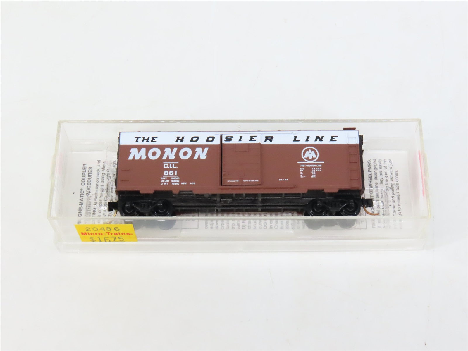 N Scale Micro-Trains MTL 20486 CIL Chicago, Indianapolis & Louisville Box Car