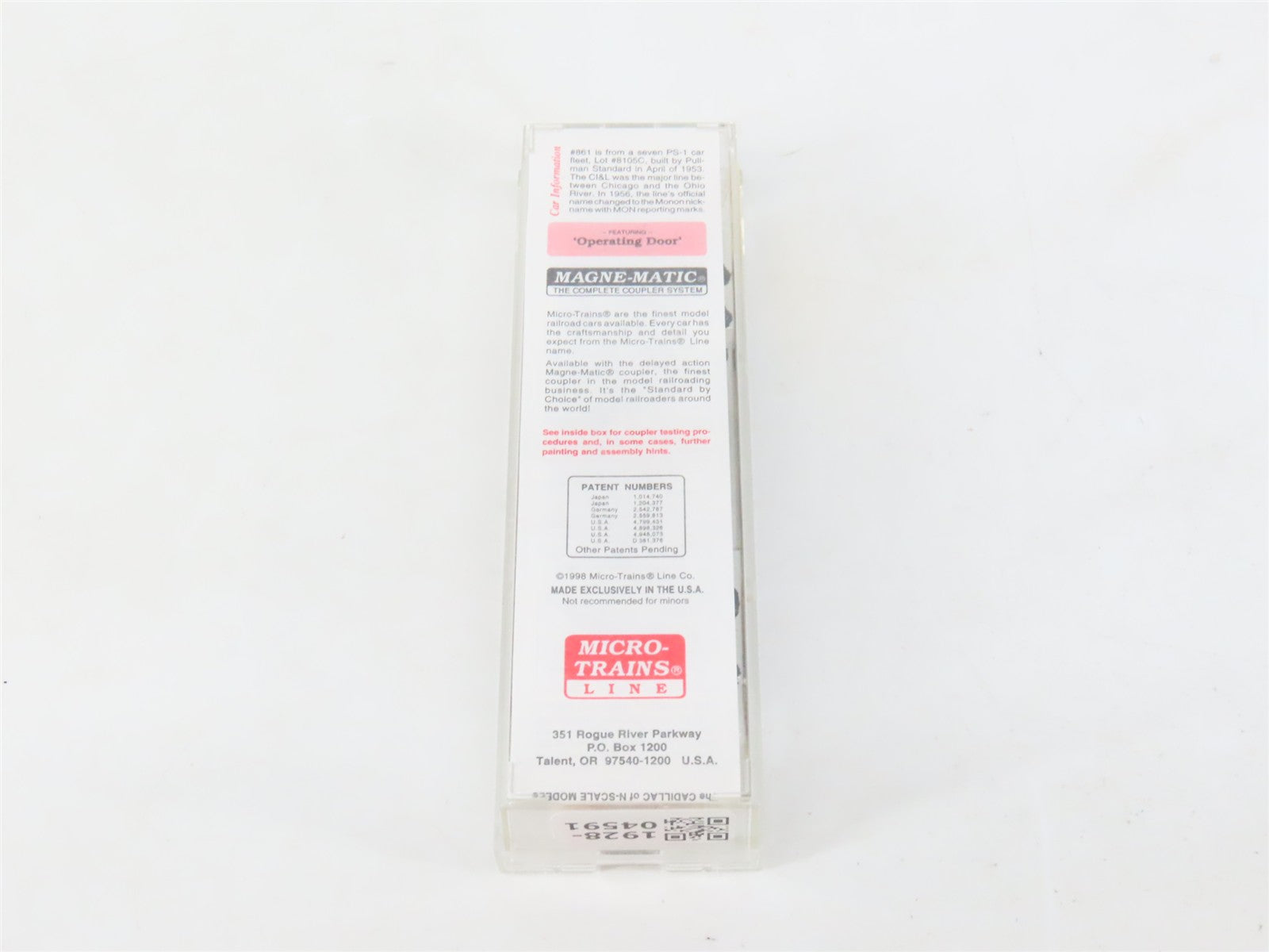 N Scale Micro-Trains MTL 20486 CIL Chicago, Indianapolis & Louisville Box Car