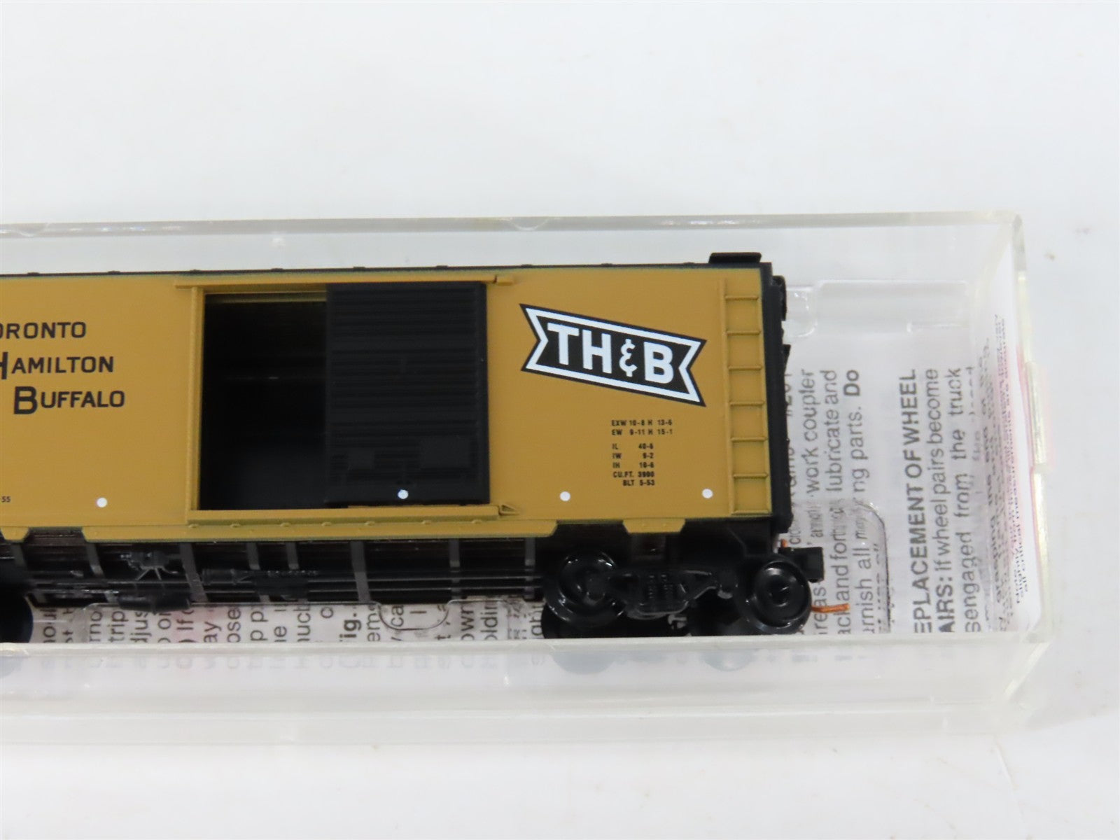 N Scale Micro-Trains MTL 20036 THB Toronto, Hamilton & Buffalo Railway Box Car