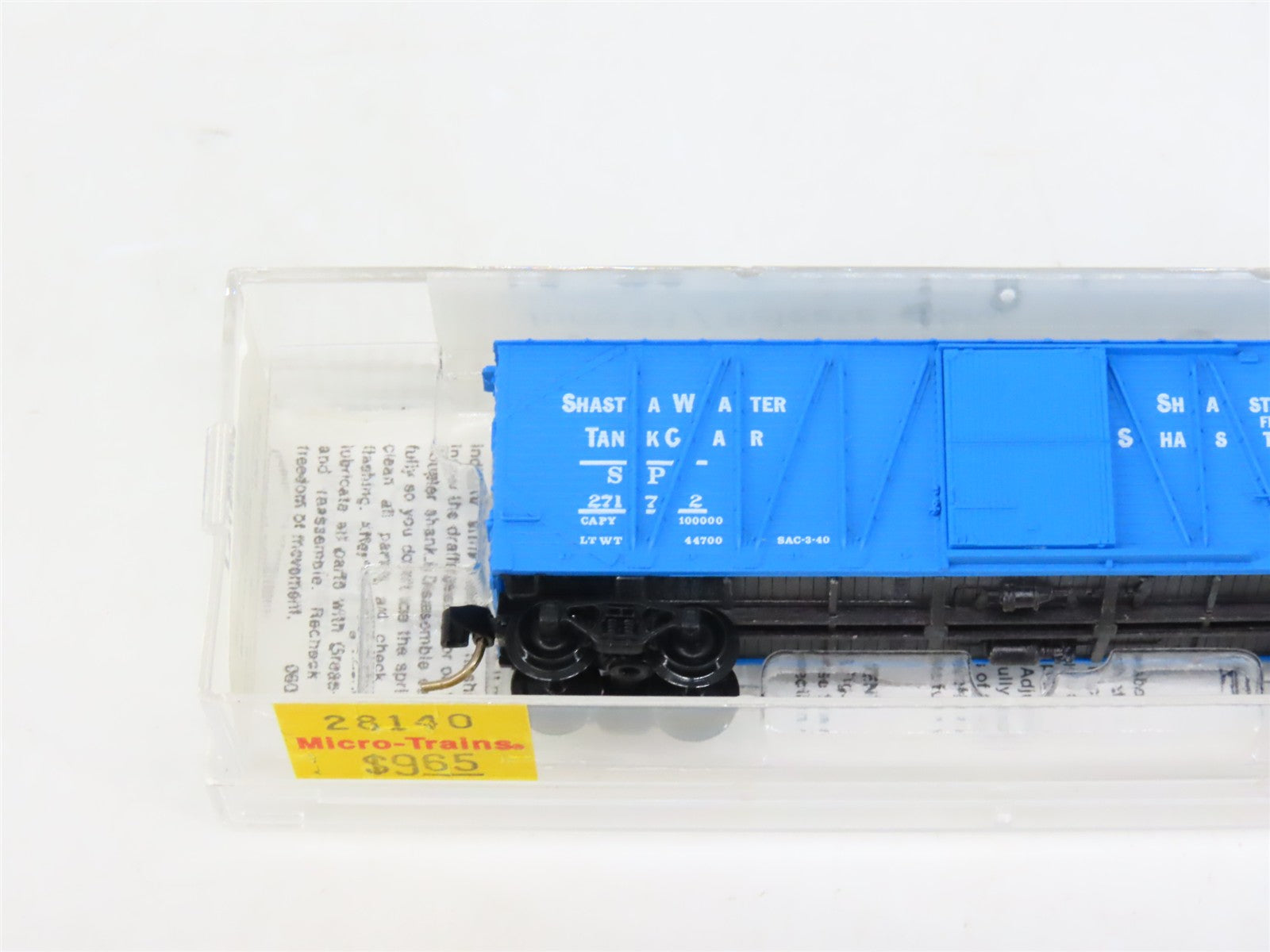 N Scale Micro-Trains MTL 28140 SP Southern Pacific 40' Box Car 27172