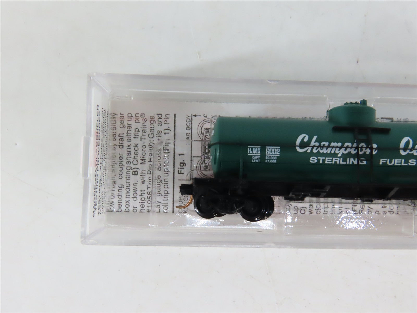 N Scale Micro-Trains MTL 65490 HJMX Champion Oils - Sterling Fuels Tank Car 6002