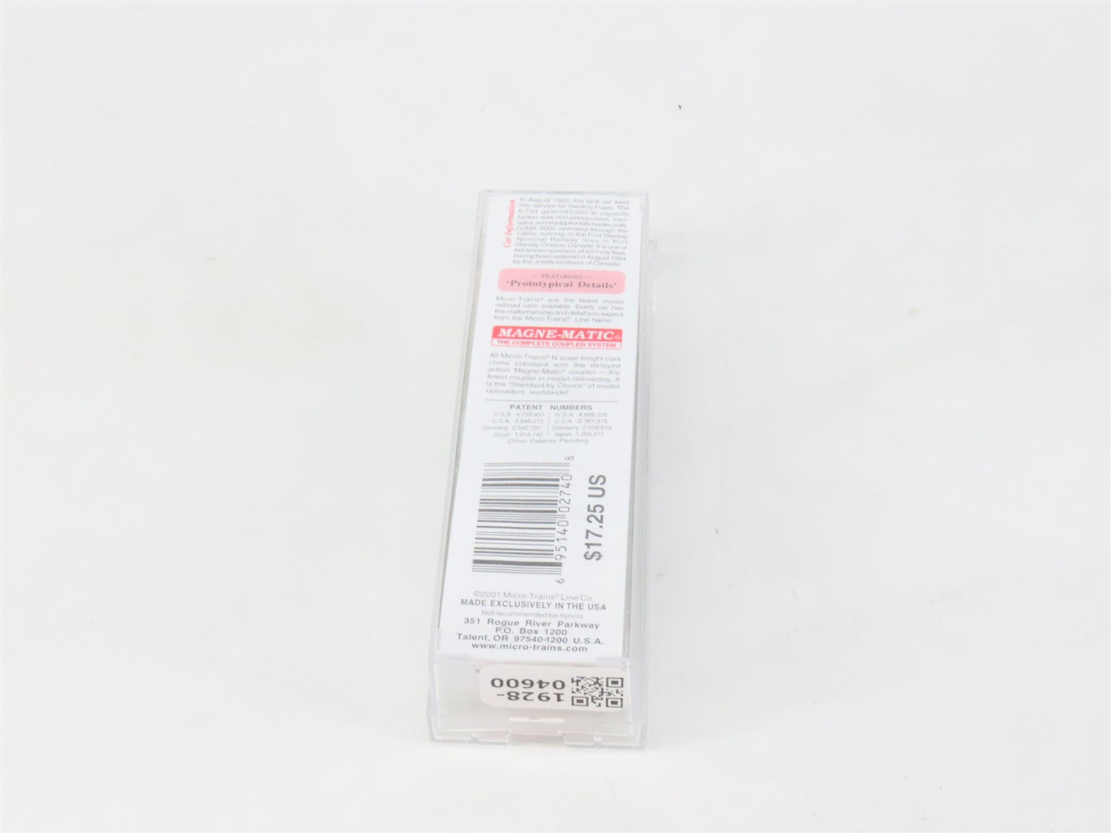 N Scale Micro-Trains MTL 65490 HJMX Champion Oils - Sterling Fuels Tank Car 6002