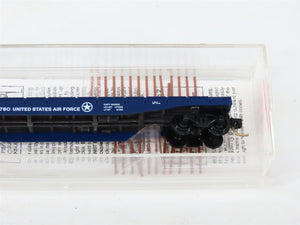 N Scale Micro-Trains MTL 45190 DAF U.S. Air Force 50' Fishbelly Flat Car 35780