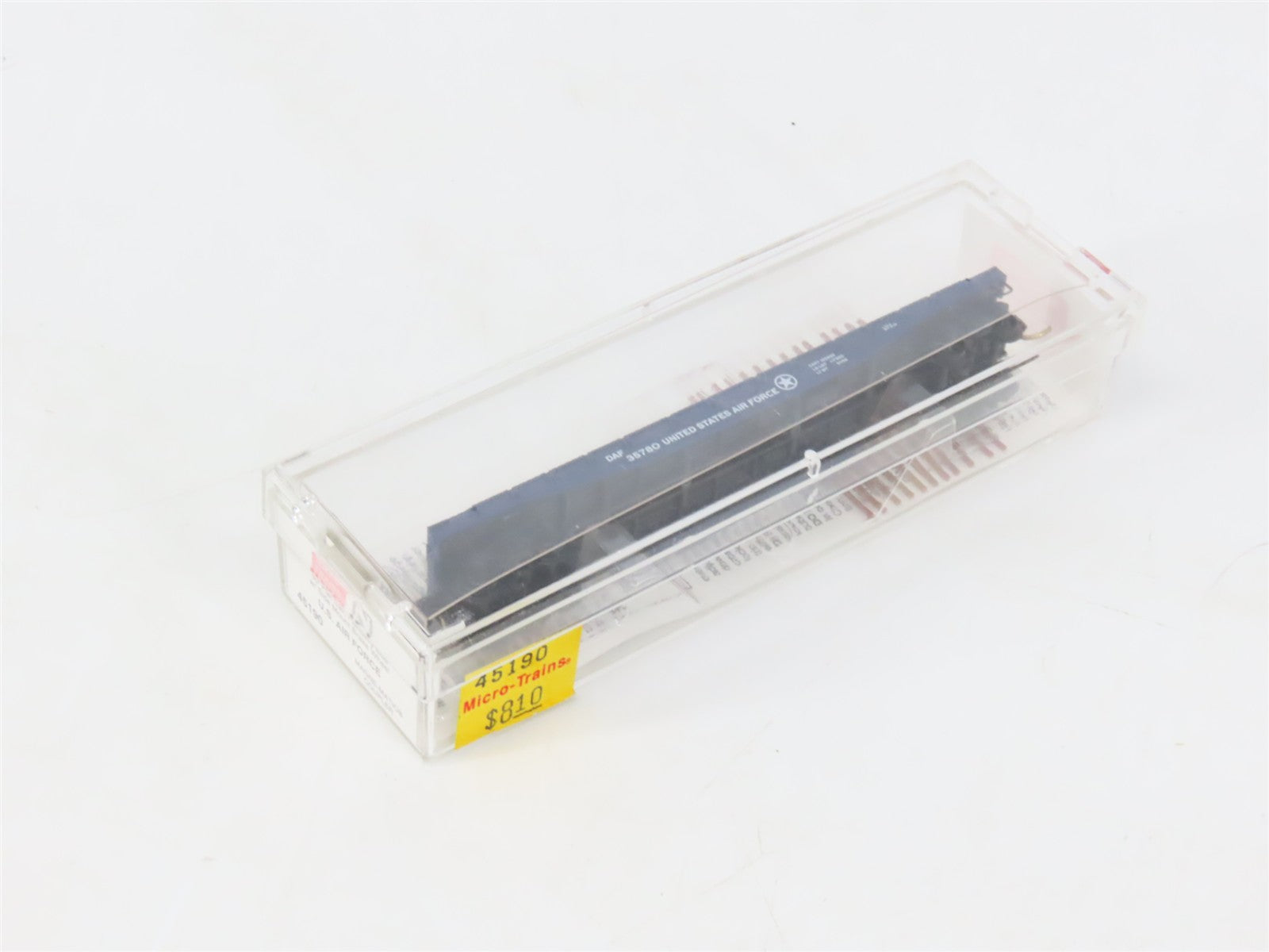 N Scale Micro-Trains MTL 45190 DAF U.S. Air Force 50' Fishbelly Flat Car 35780