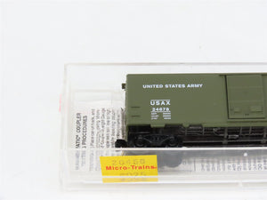 N Scale Micro-Trains MTL 20456 USAX United States Army 40' Box Car 24678