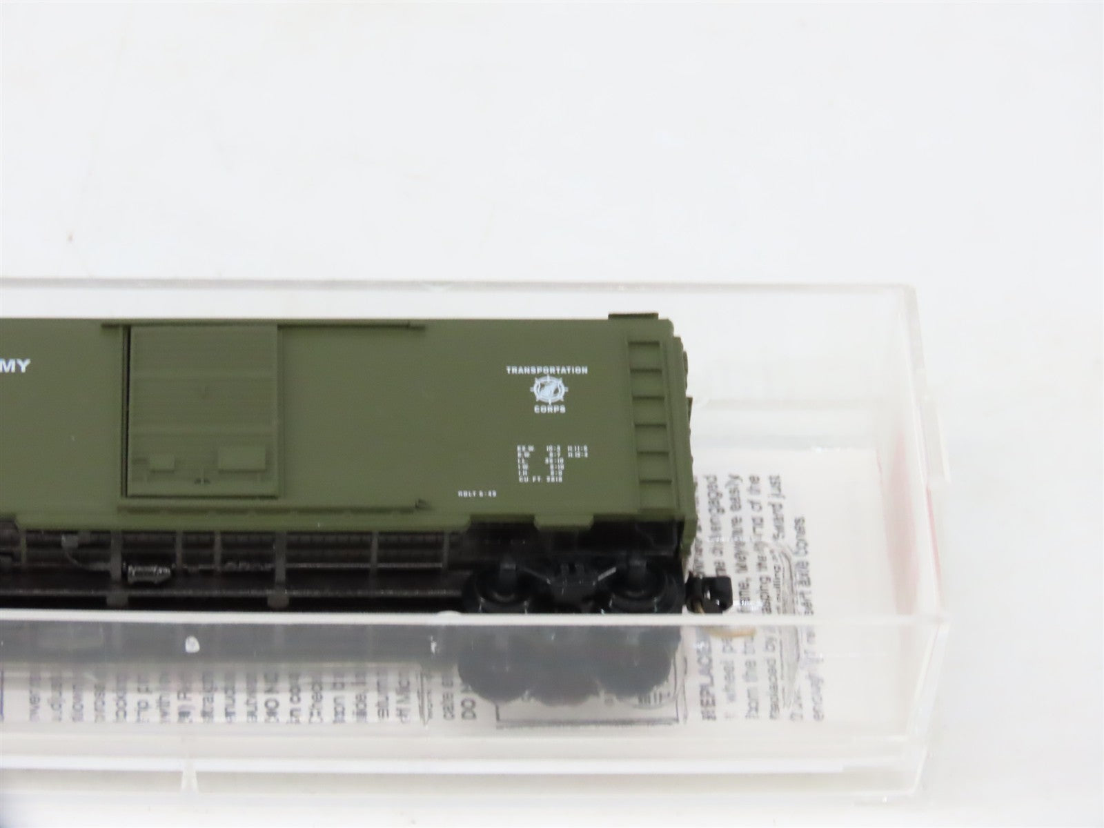 N Scale Micro-Trains MTL 20456 USAX United States Army 40' Box Car 24678