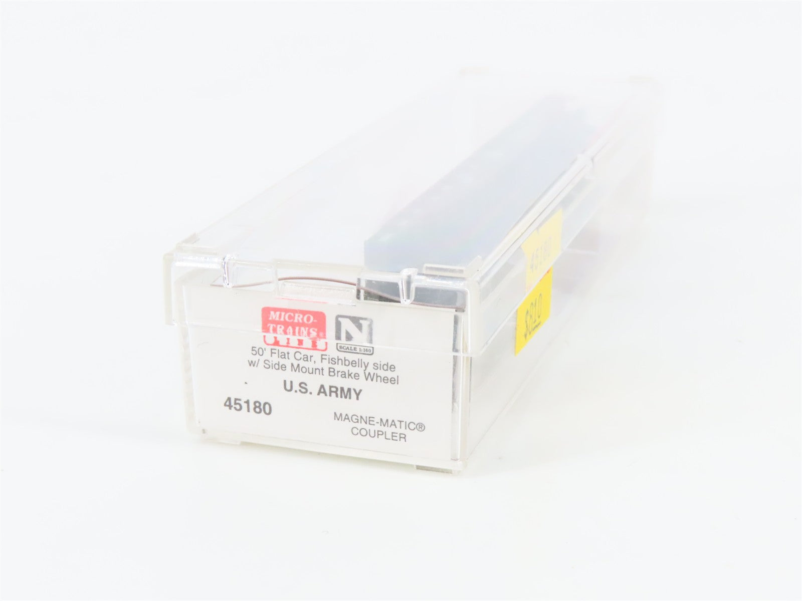 N Scale Micro-Trains MTL 45180 USAX U.S. Army 50' Flat Car 38064