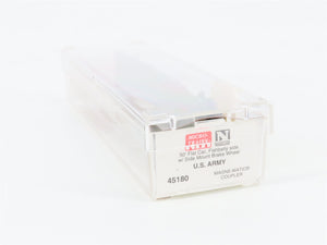 N Scale Micro-Trains MTL 45180 USAX U.S. Army 50' Flat Car 38064