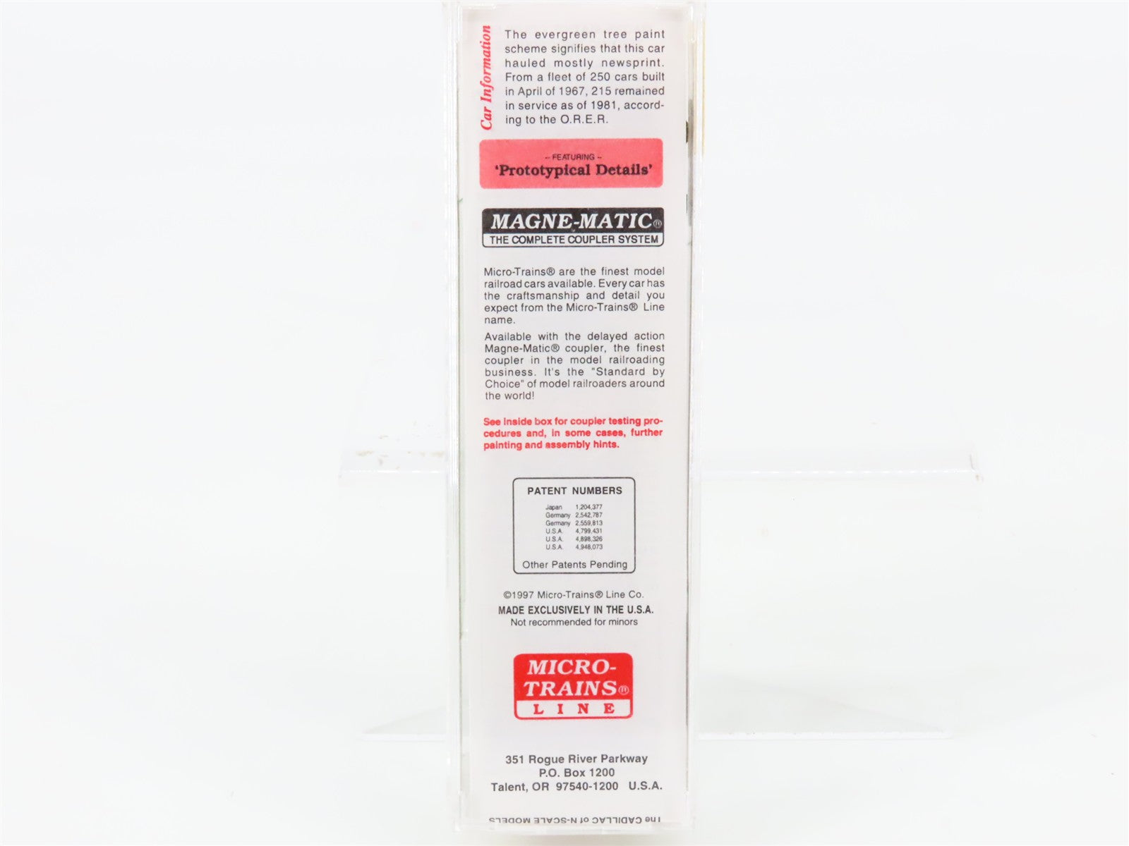 N Scale Micro-Trains MTL 38220 CP Canadian Pacific 50' Box Car 81158