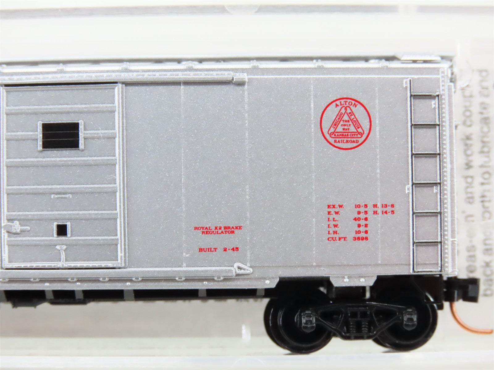 N Scale Micro-Trains MTL 20586 Alton Railroad 40' Box Car 1200