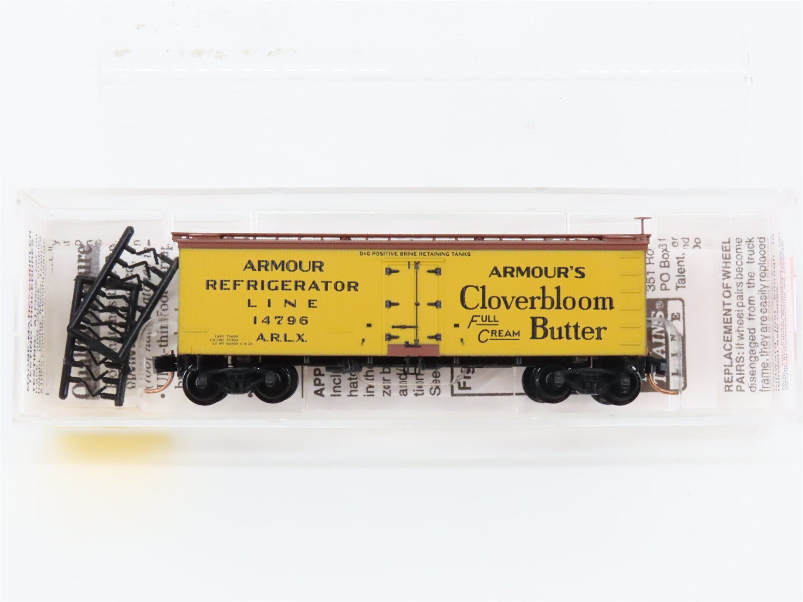 N Scale Micro-Trains MTL 58550 ARLX Armour Refrigerator Line 36' Reefer 14796