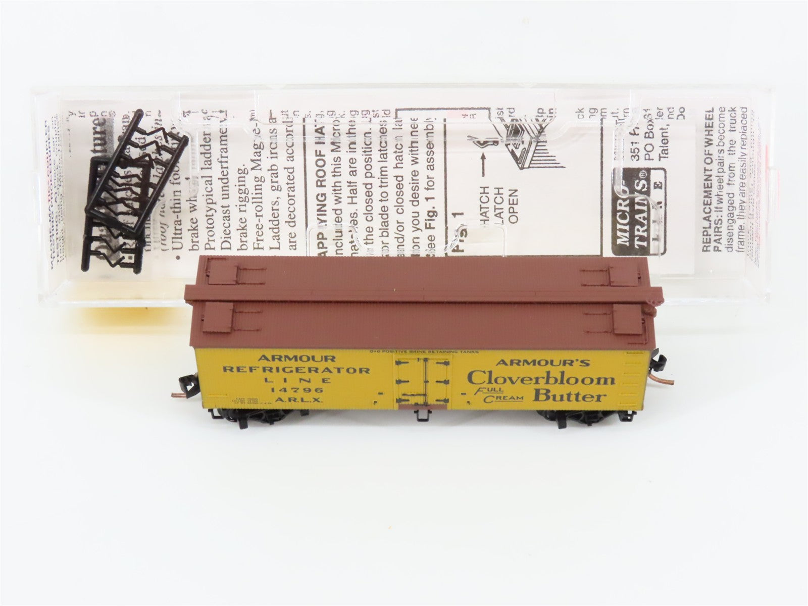 N Scale Micro-Trains MTL 58550 ARLX Armour Refrigerator Line 36' Reefer 14796