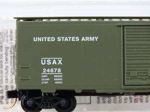 N Scale Micro-Trains MTL 20456 USAX United States Army 40' Box Car 24678