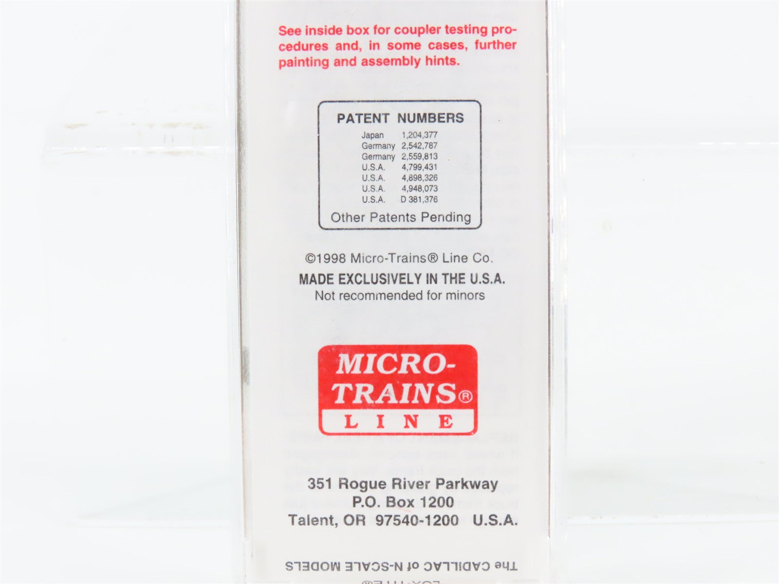 N Scale Micro-Trains MTL 20456 USAX United States Army 40' Box Car 24678