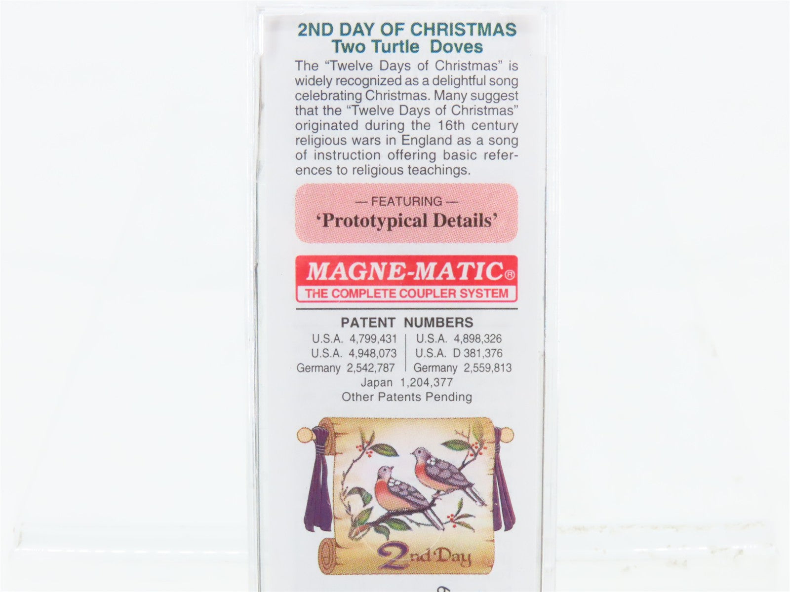 N Scale Micro-Trains MTL 21502 TDOC Twelve Days of Christmas 40' Box Car 02