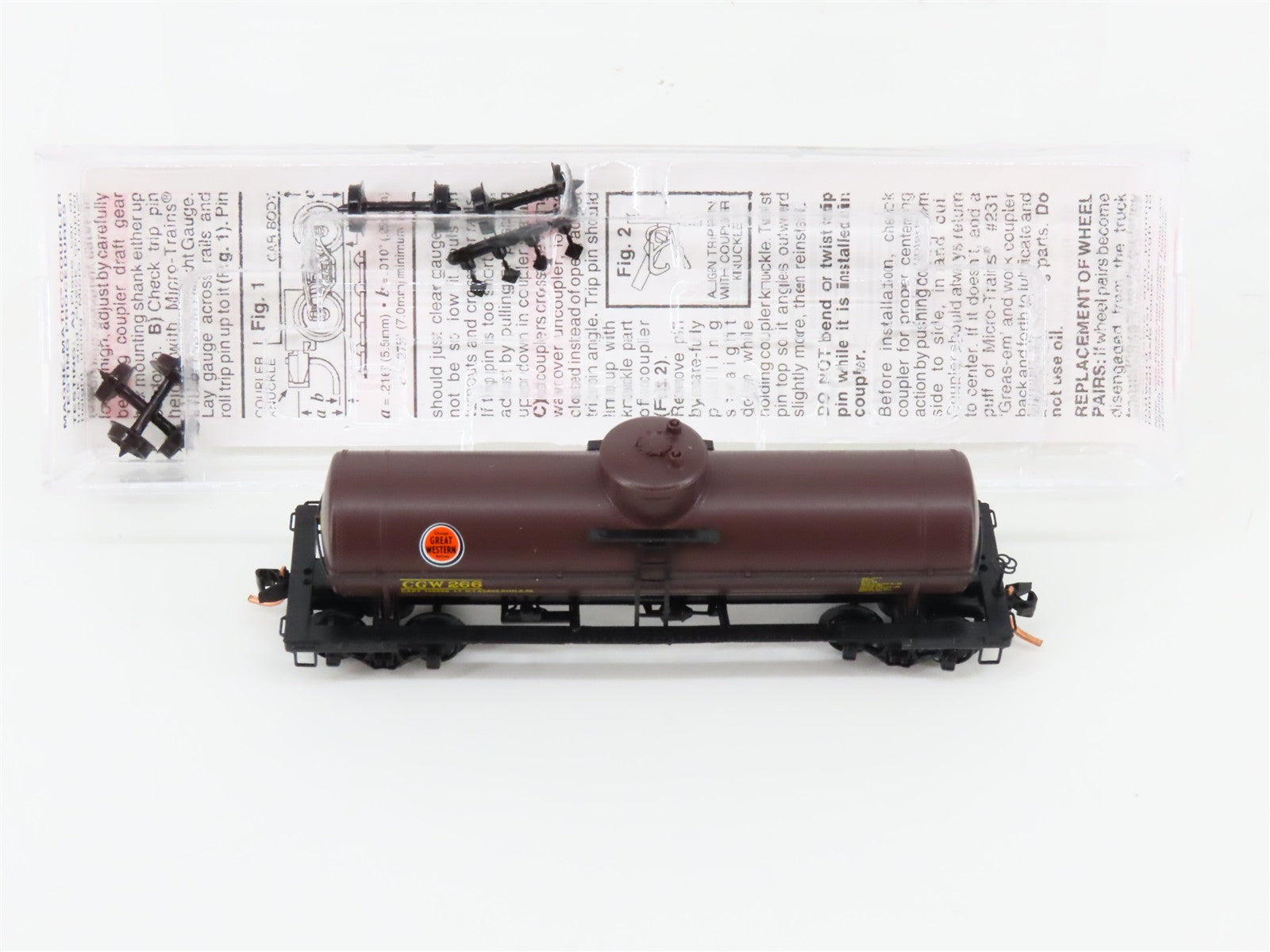 N Micro-Trains MTL 65320 CGW Chicago Great Western 39' Single Dome Tank Car 266