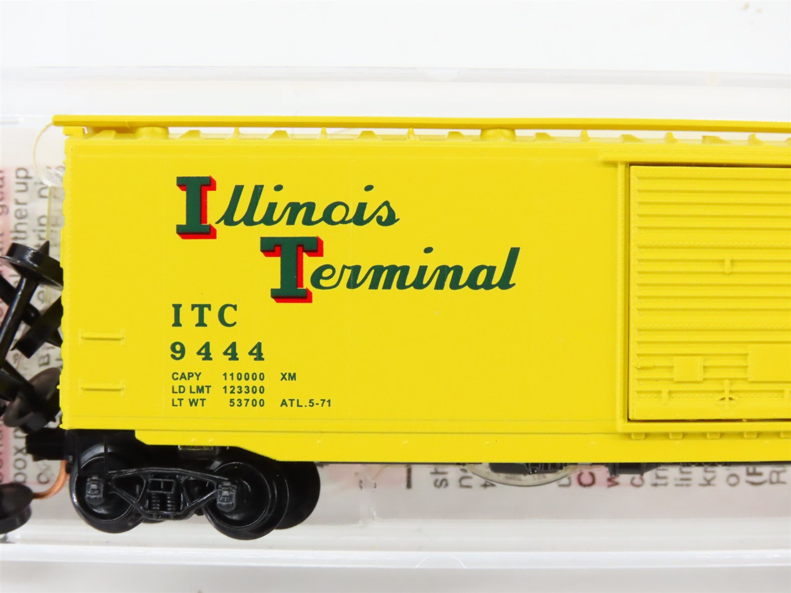 N Scale Micro-Trains MTL 31010 ITC Illinois Terminal 50' Box Car 9444