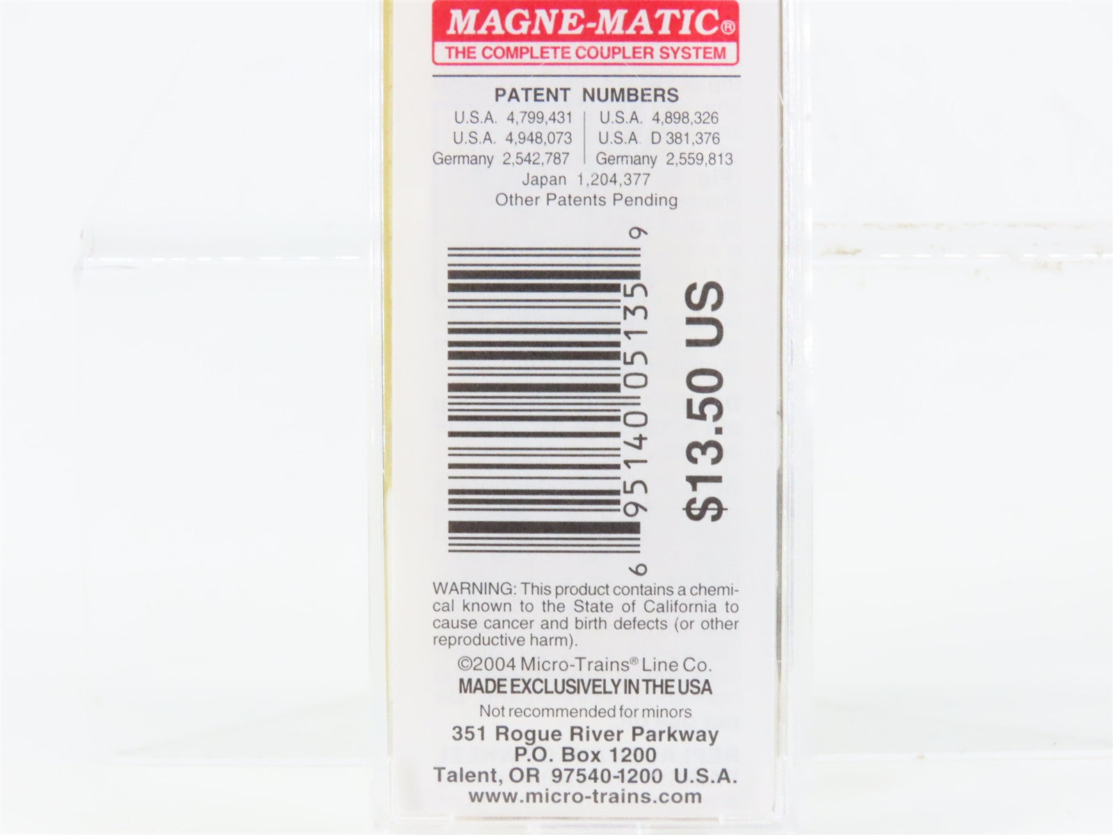 N Scale Micro-Trains MTL 31010 ITC Illinois Terminal 50' Box Car 9444