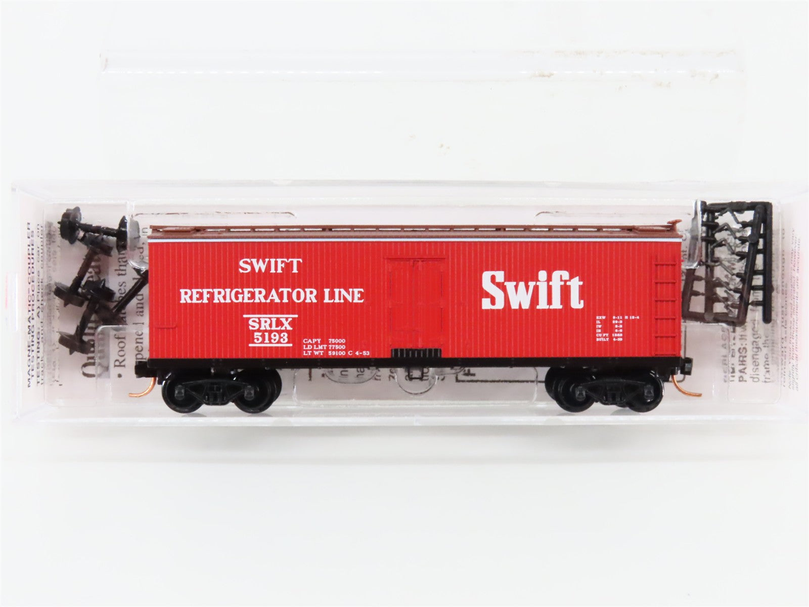 N Scale Micro-Trains MTL 49400 SRLX Swift Refrigerator Line 40' Reefer 5193