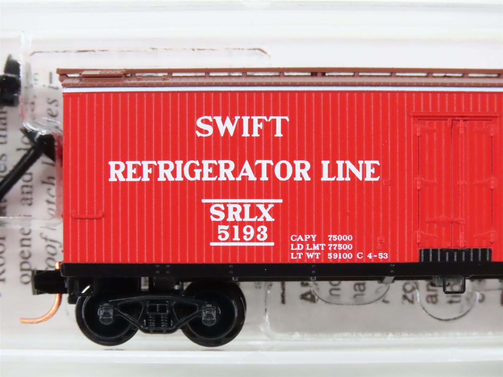 N Scale Micro-Trains MTL 49400 SRLX Swift Refrigerator Line 40' Reefer 5193
