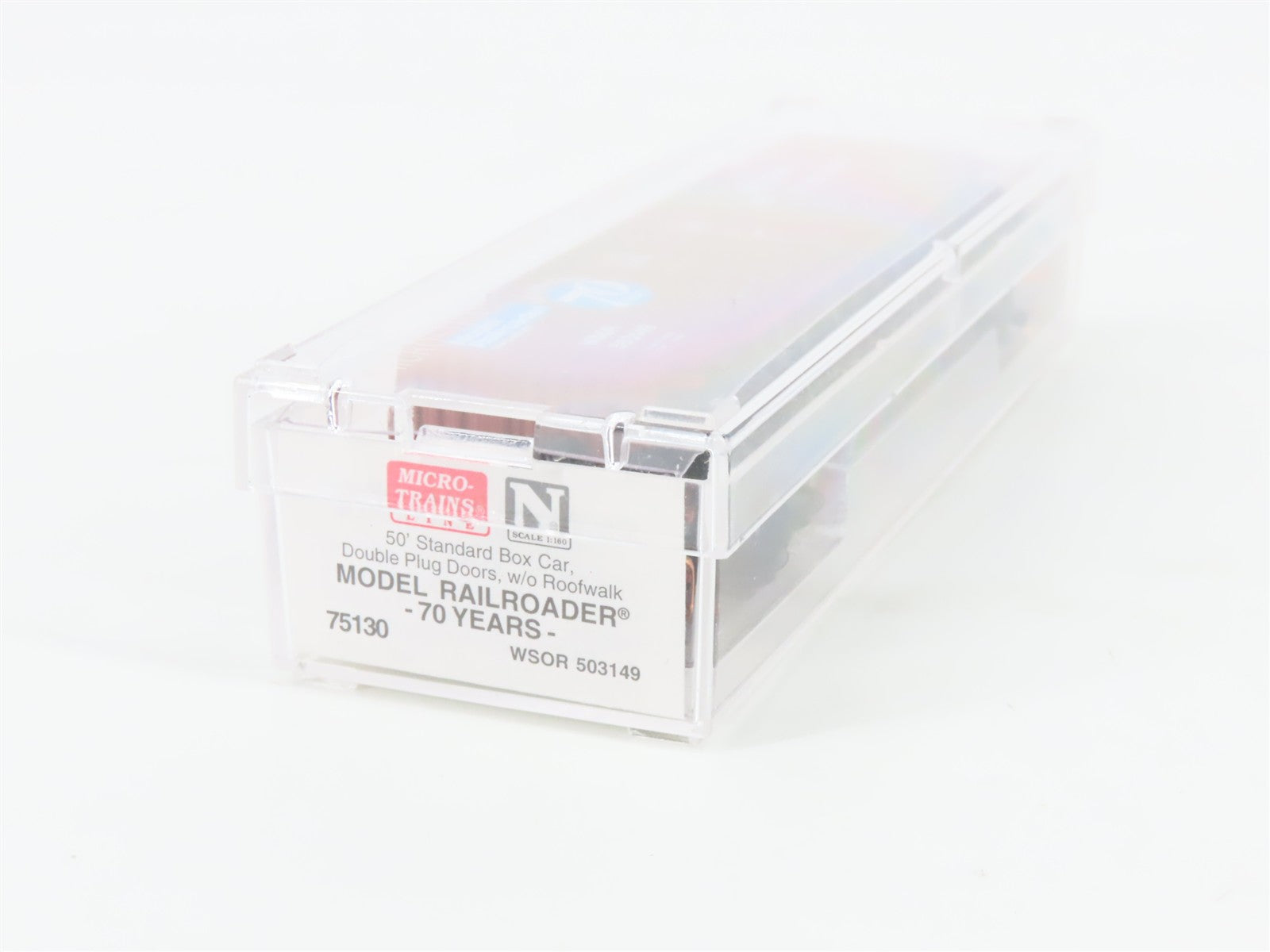 N Scale Micro-Trains MTL 75130 WSOR Wisconsin & Southern 50' Box Car 503149
