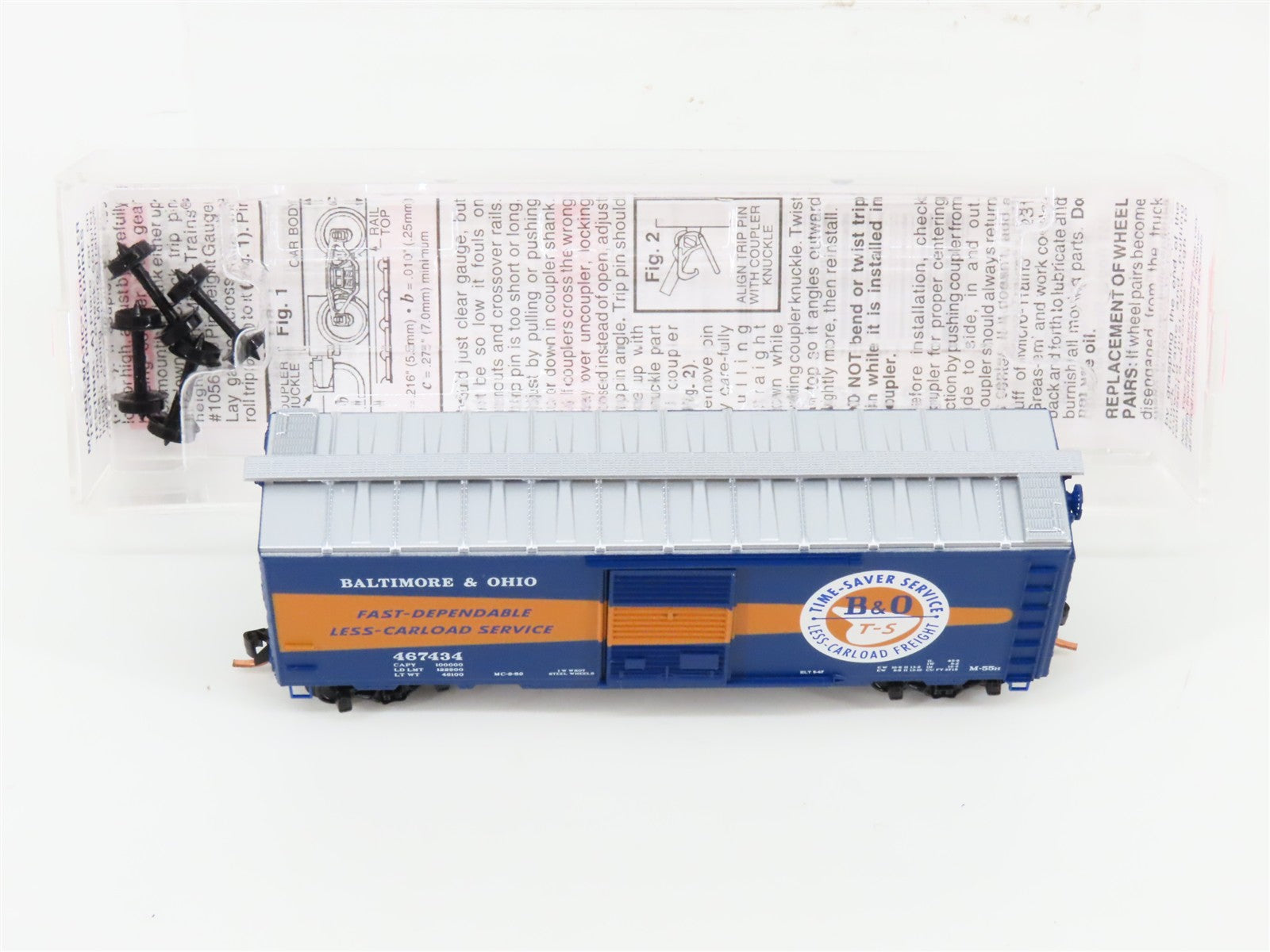 N Scale Micro-Trains MTL 20266 B&O Baltimore & Ohio 40' Box Car 467434