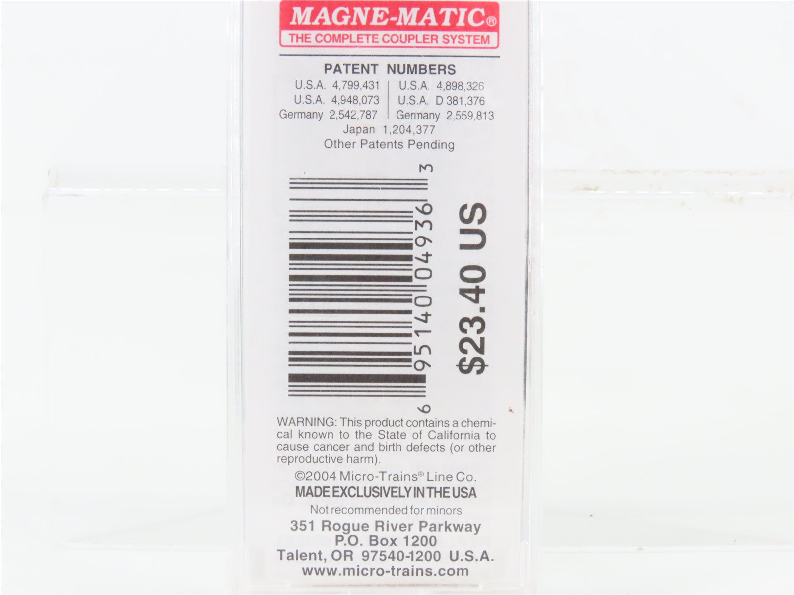 N Scale Micro-Trains MTL 20266 B&O Baltimore & Ohio 40' Box Car 467434