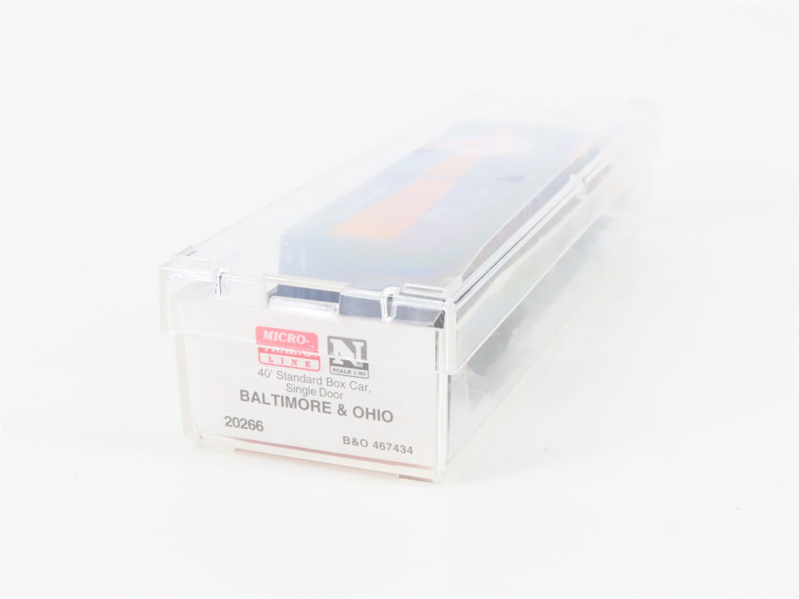 N Scale Micro-Trains MTL 20266 B&O Baltimore & Ohio 40' Box Car 467434