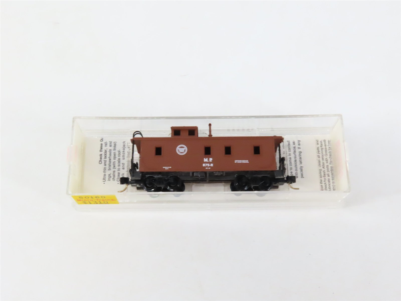 N Scale Micro-Trains MTL 50160 MP Missouri Pacific 34' Caboose 875-R