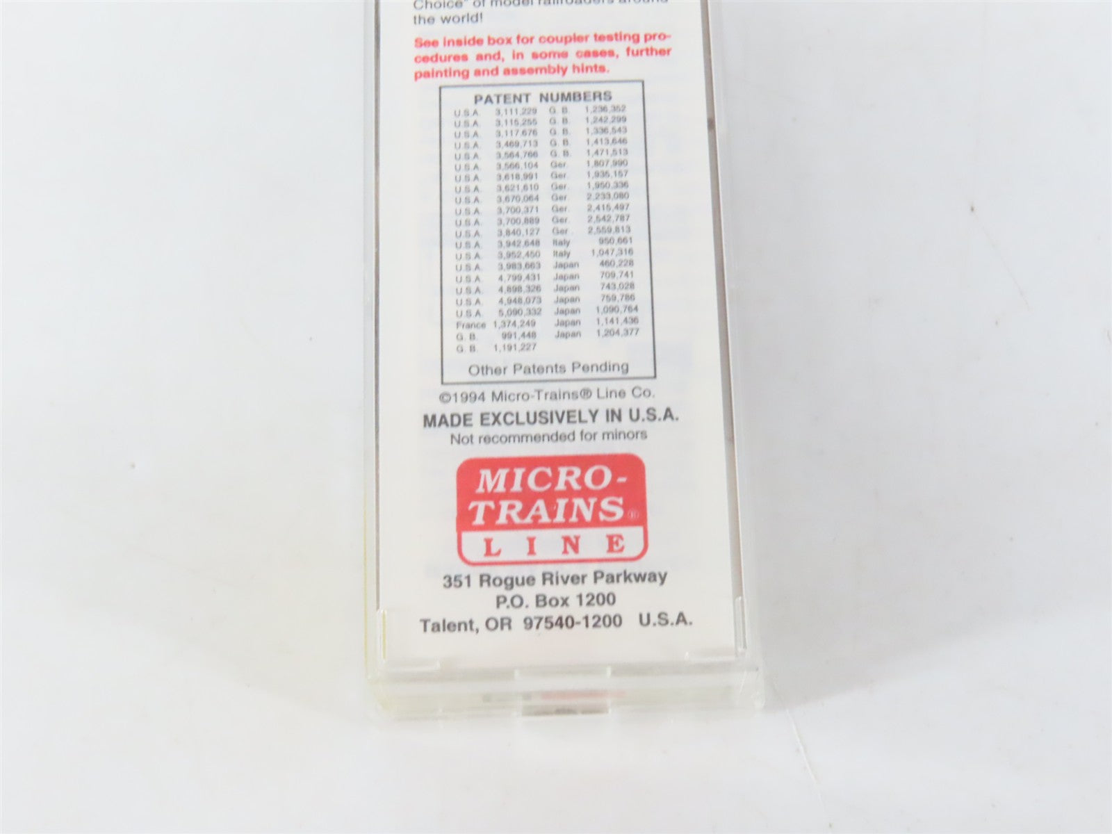 N Scale Micro-Trains MTL 50160 MP Missouri Pacific 34' Caboose 875-R