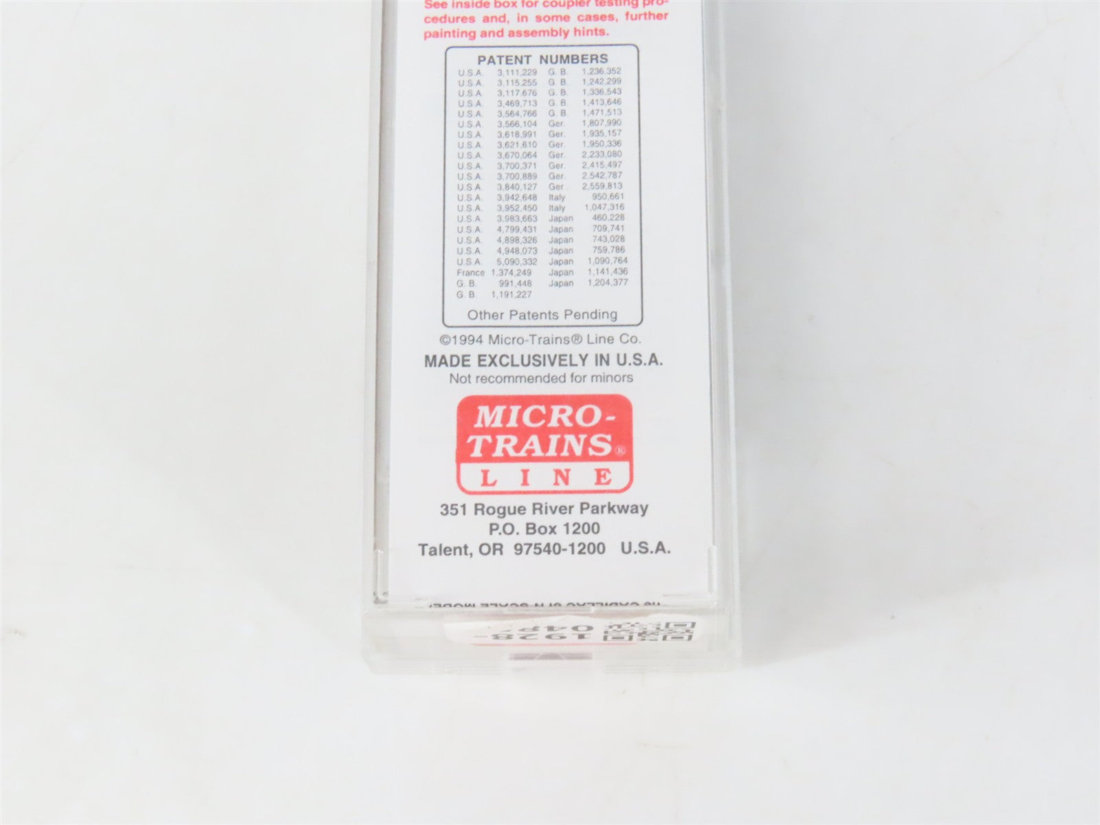 N Scale Micro-Trains MTL 22040 NP Northern Pacific 40' Box Car 8345