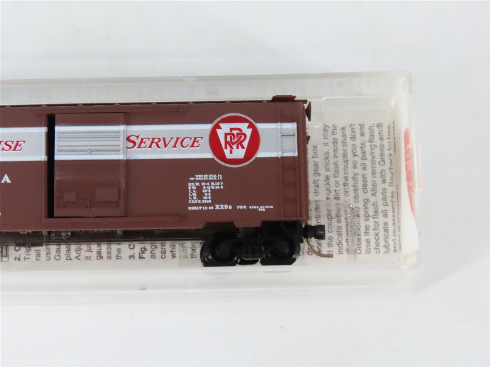 N Scale Micro-Trains MTL 20066 PRR Pennsylvania 40' Box Car 30902