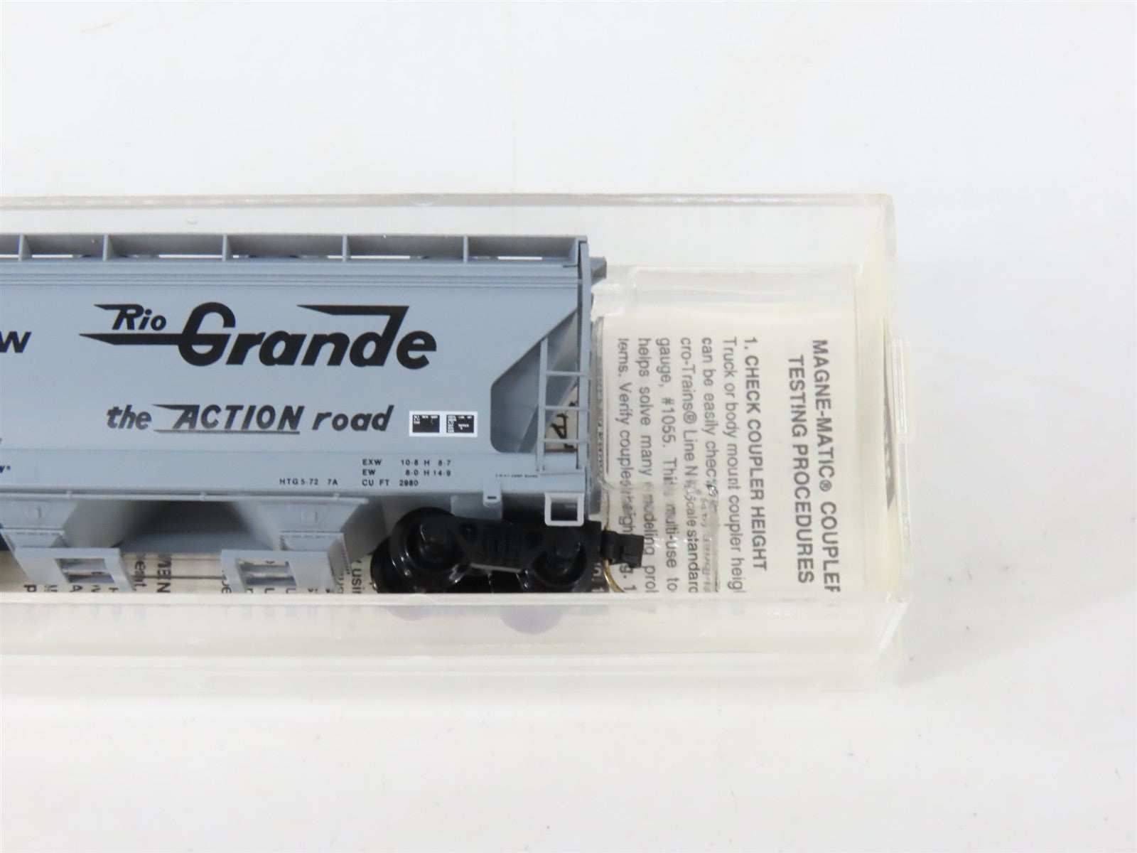 N Scale Micro-Trains MTL 92020 D&RGW Rio Grande 2-Bay Hopper 10099