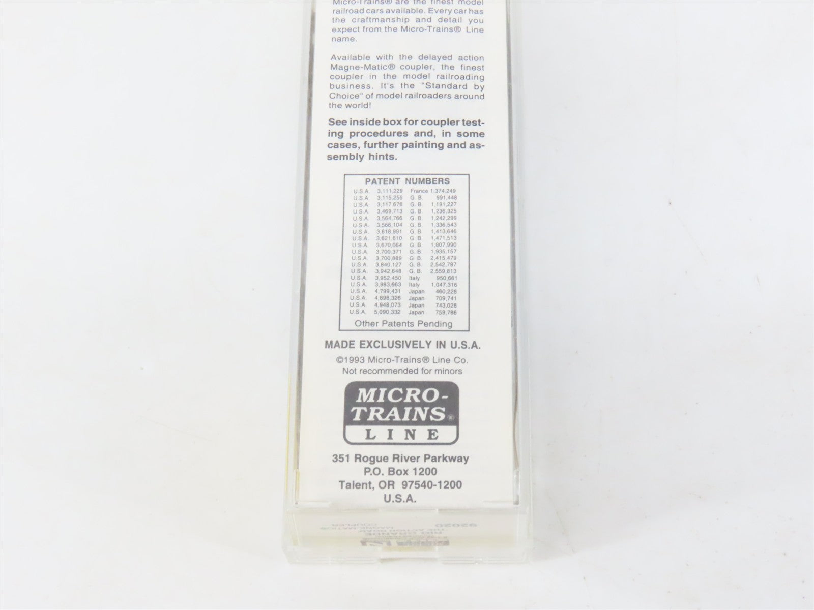 N Scale Micro-Trains MTL 92020 D&RGW Rio Grande 2-Bay Hopper 10099