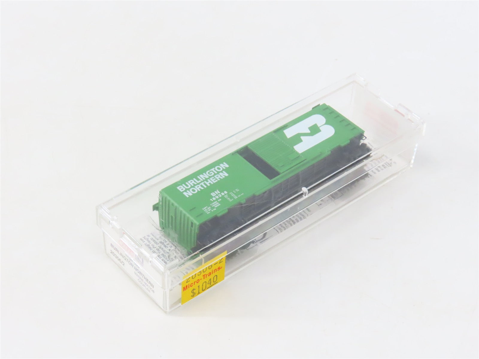 N Scale Micro-Trains MTL 20306/2 BN Burlington Northern 40' Box Car 189288