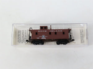 N Scale Micro-Trains MTL 51140 Rock Island 34' Wood-Sheathed Caboose 18305