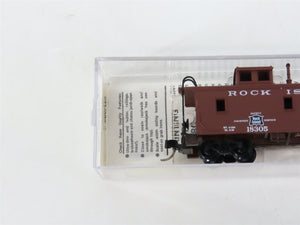 N Scale Micro-Trains MTL 51140 Rock Island 34' Wood-Sheathed Caboose 18305