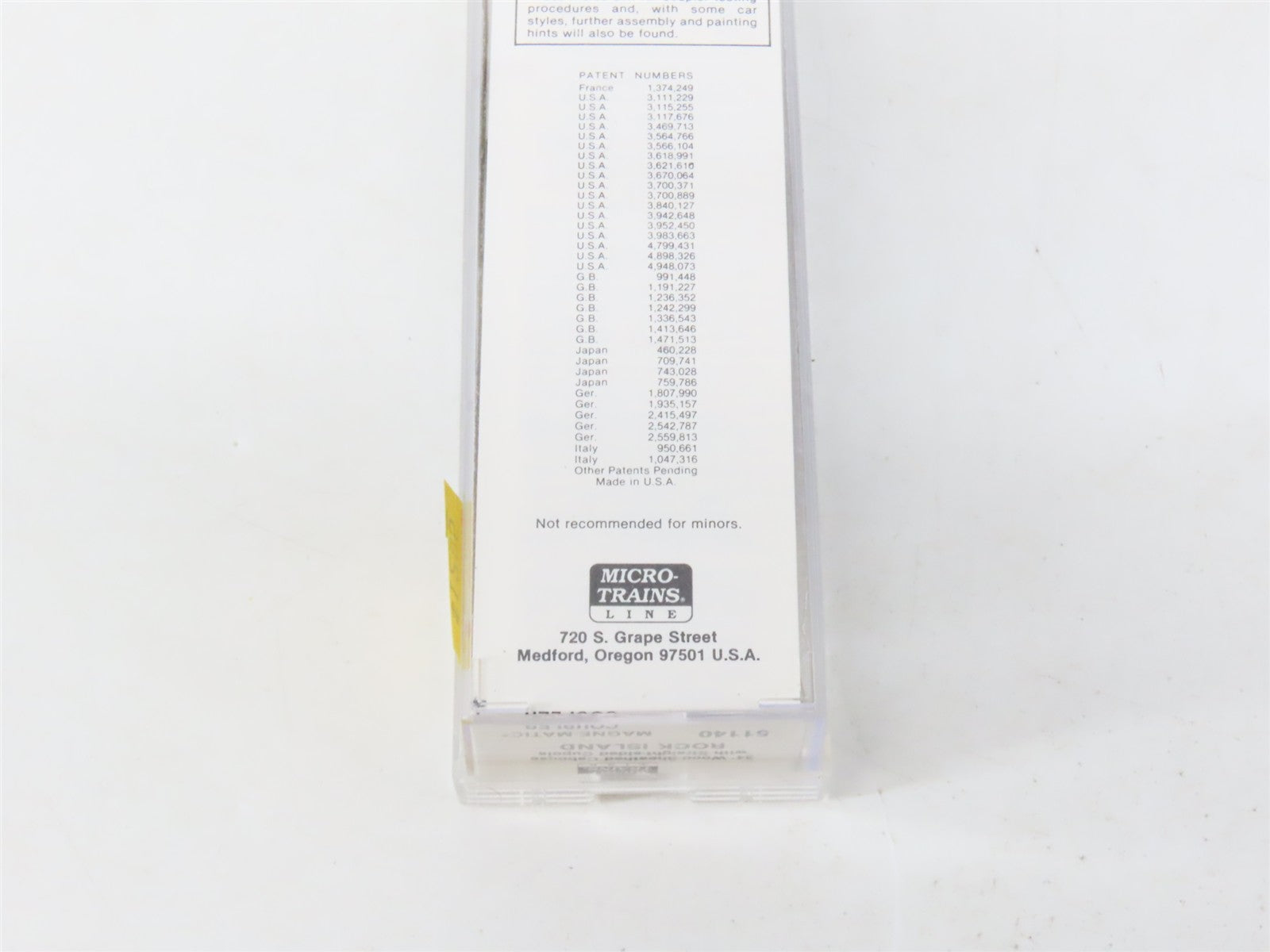 N Scale Micro-Trains MTL 51140 Rock Island 34' Wood-Sheathed Caboose 18305