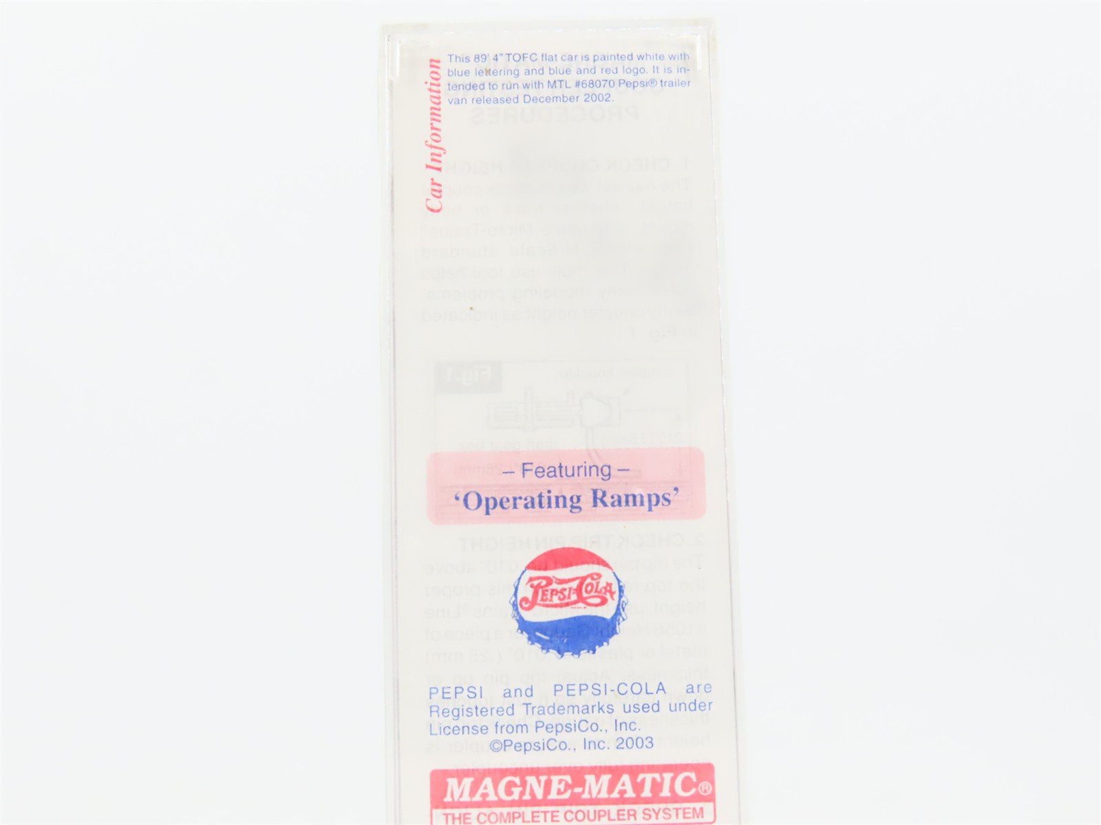 N Scale Micro-Trains MTL 71060 PC Pepsi 89' 4