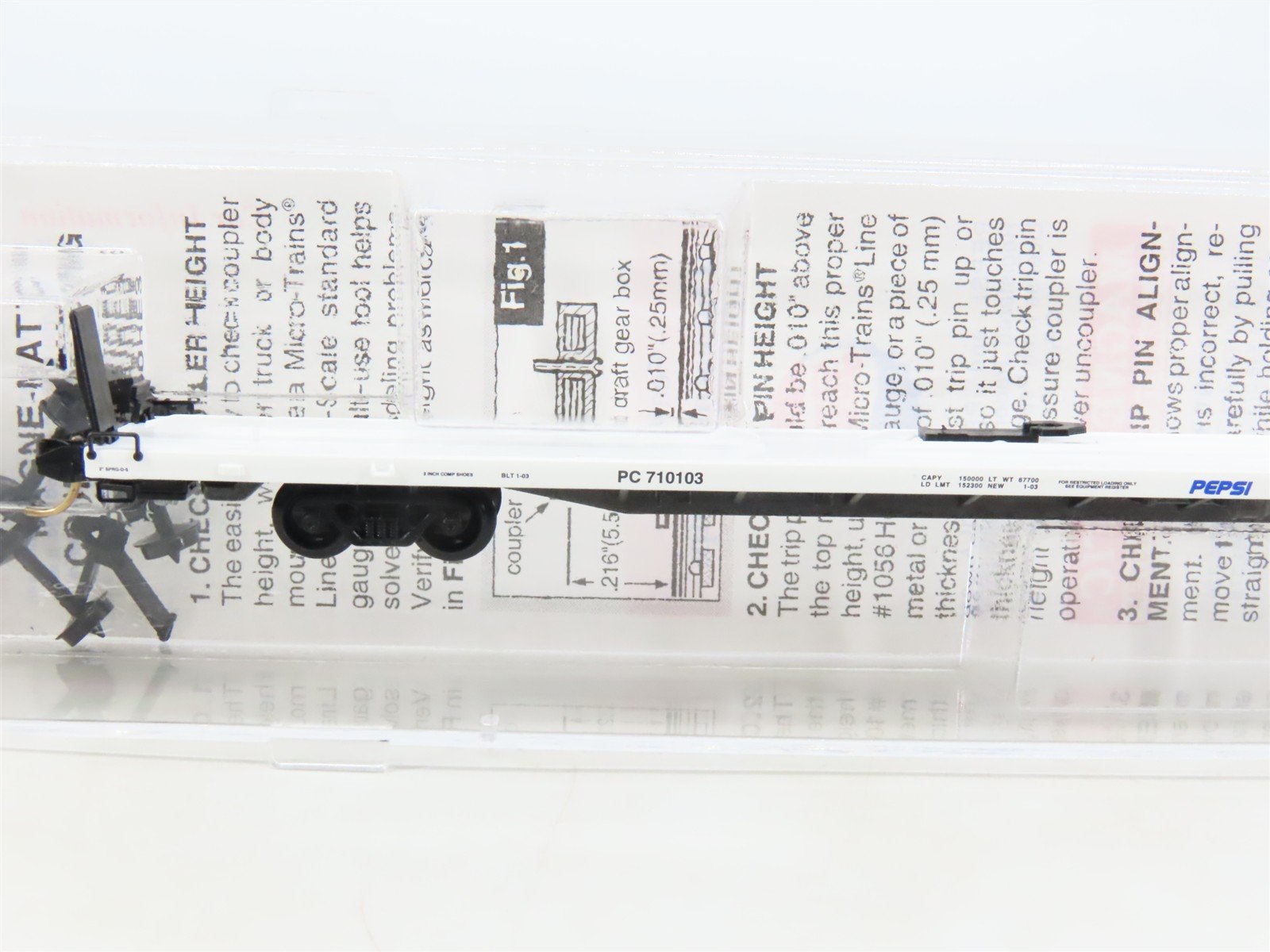 N Scale Micro-Trains MTL 71060 PC Pepsi 89' 4