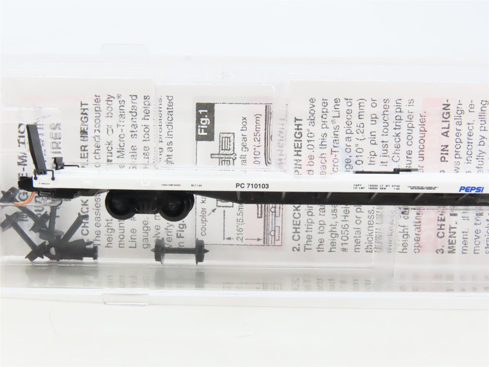 N Scale Micro-Trains MTL 71060 PC Pepsi 89' 4