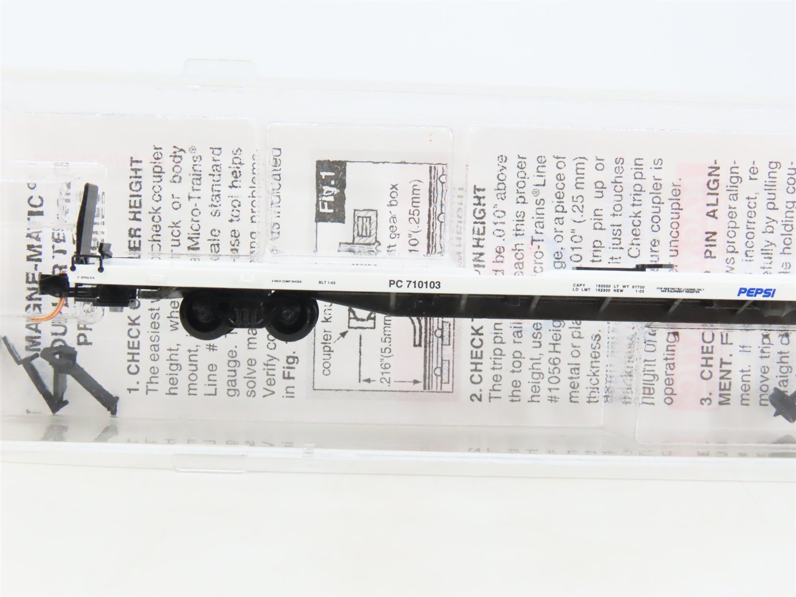 N Scale Micro-Trains MTL 71060 PC Pepsi 89' 4