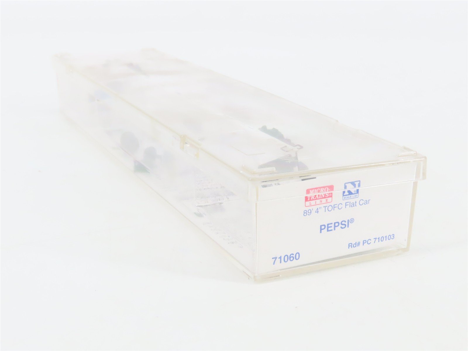 N Scale Micro-Trains 71060 PC Pepsi 89' TOFC Flat Car 710103 RTR