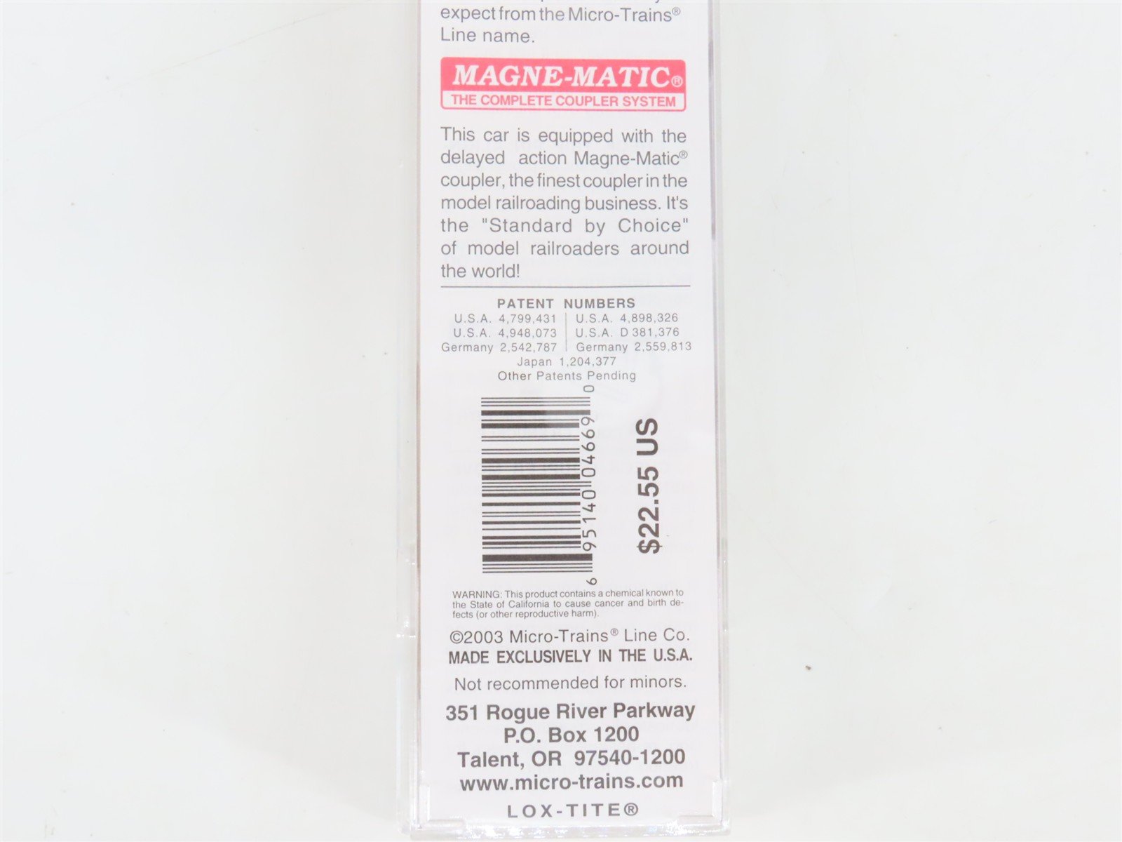 N Scale Micro-Trains 71070 FEC Florida East Coast 89' TOFC Flat Car 37033 RTR