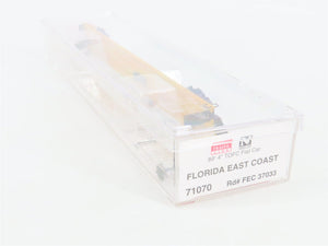 N Scale Micro-Trains 71070 FEC Florida East Coast 89' TOFC Flat Car 37033 RTR