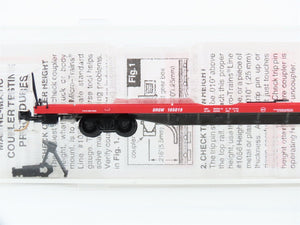 N Scale Micro-Trains 71530 Denver & Rio Grande Western 89' TOFC Flat Car RTR