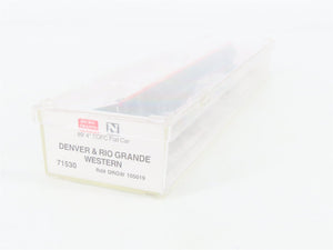 N Scale Micro-Trains 71530 Denver & Rio Grande Western 89' TOFC Flat Car RTR