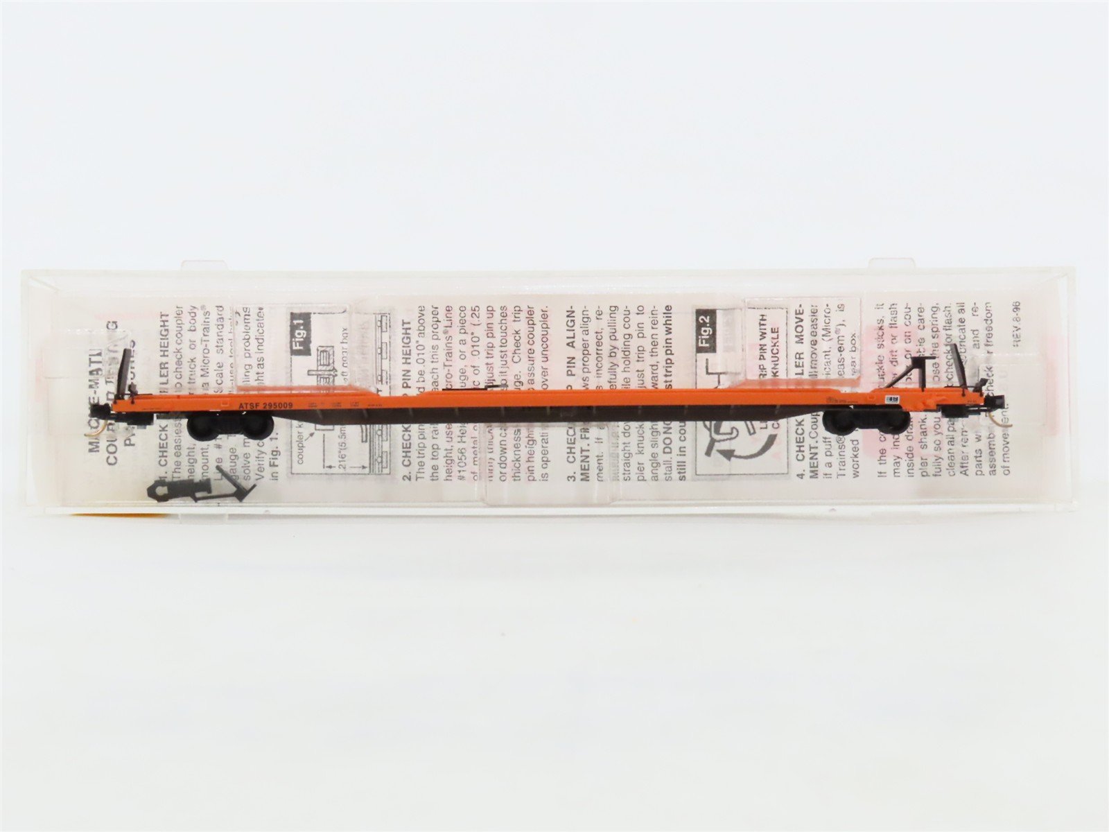 N Scale Micro-Trains 71050 ATSF Santa Fe 89' TOFC Flat Car 295009 RTR