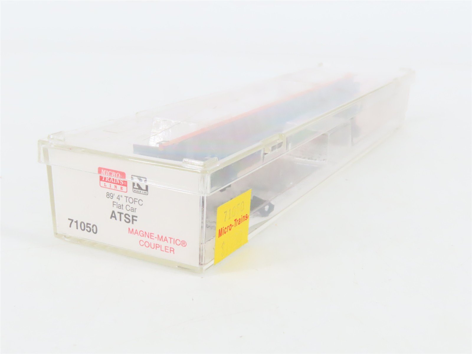 N Scale Micro-Trains 71050 ATSF Santa Fe 89' TOFC Flat Car 295009 RTR